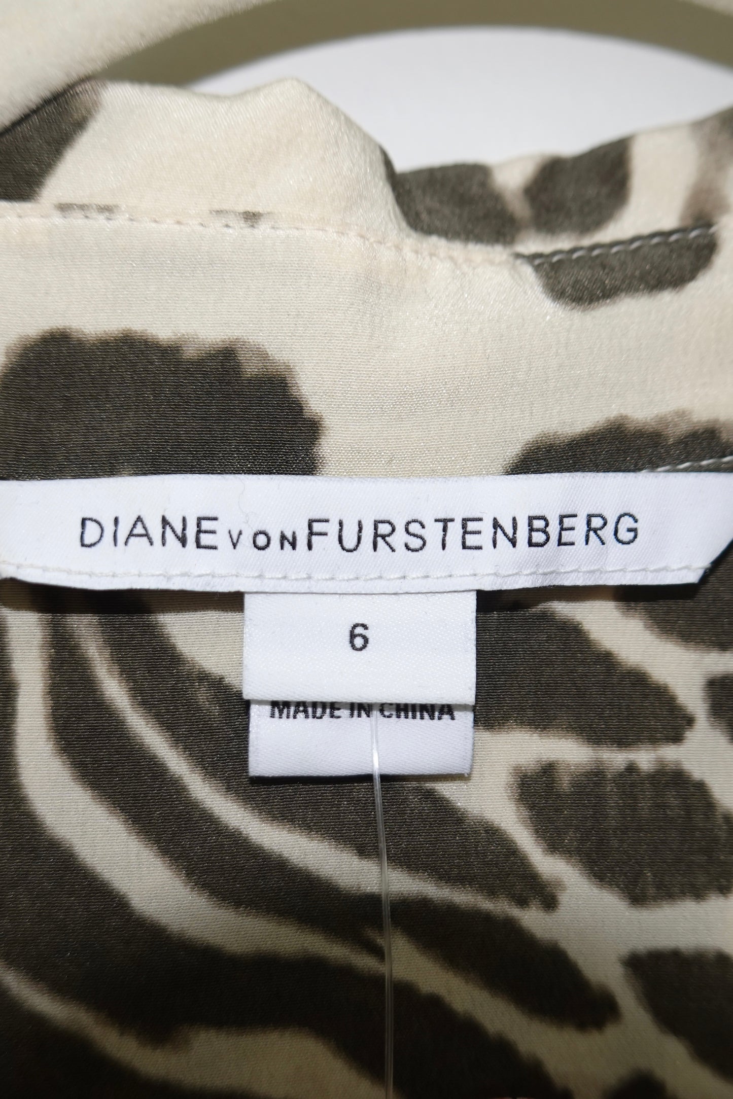 Dianne Von Furstenburg - Silk Animal Print Dress