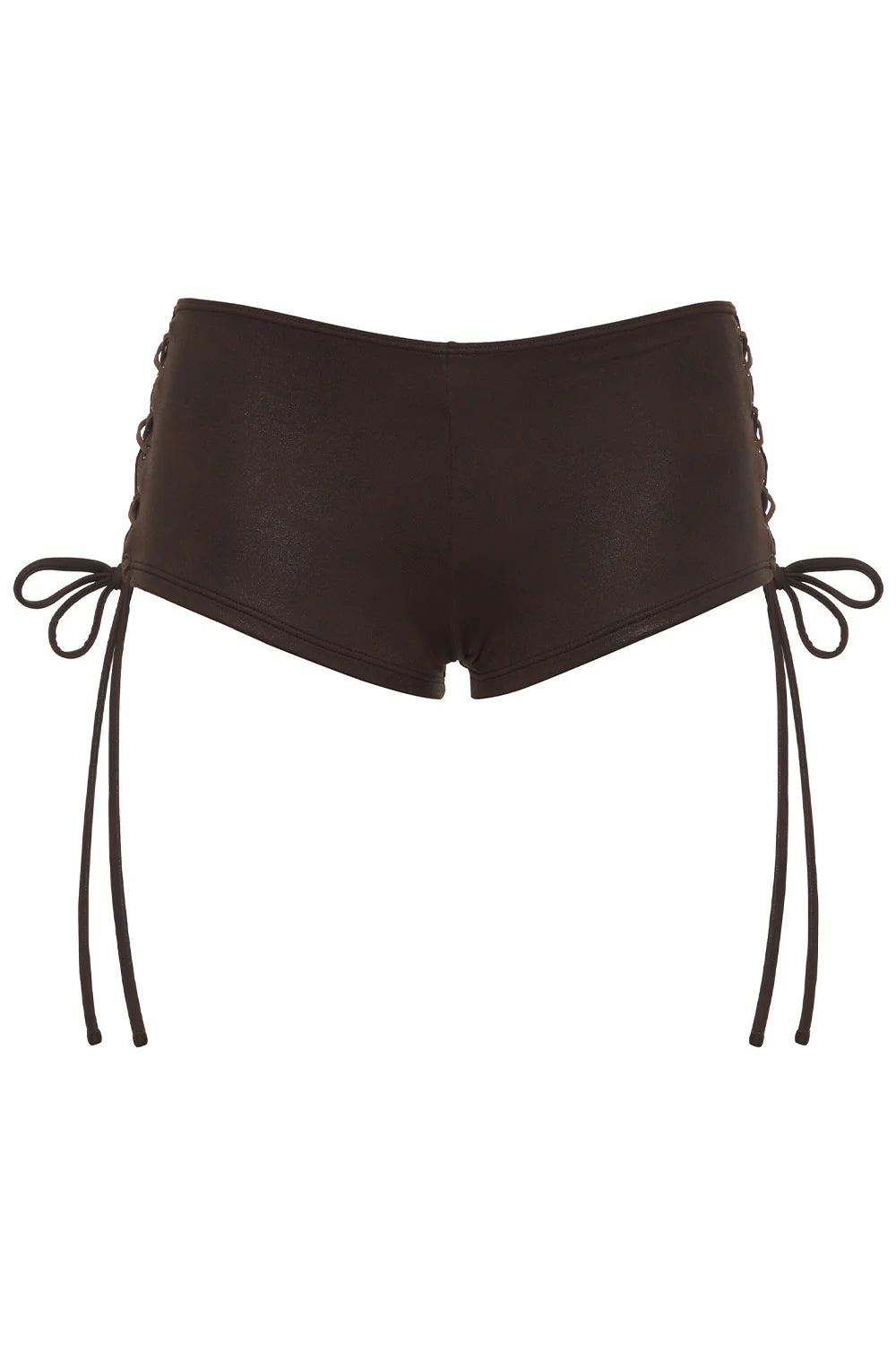 Frankie's Bikinis - Brown Boy Shorts