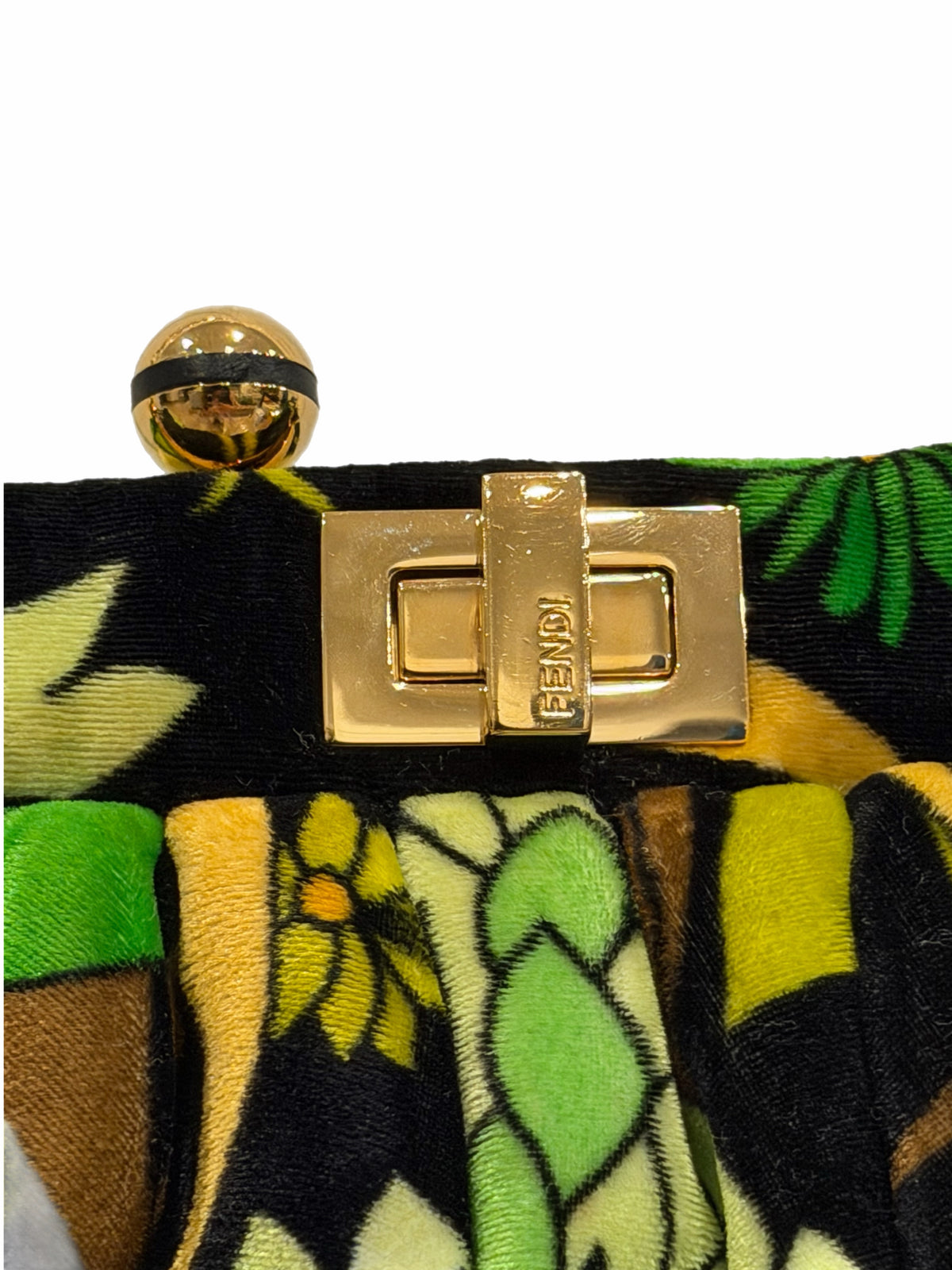 Fendi - Velvet Peekaboo Clutch
