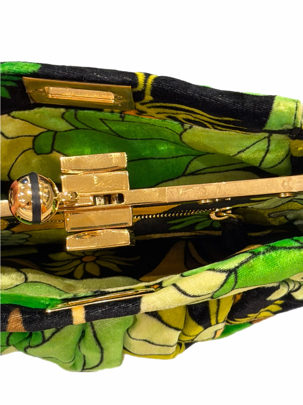 Fendi - Velvet Peekaboo Clutch