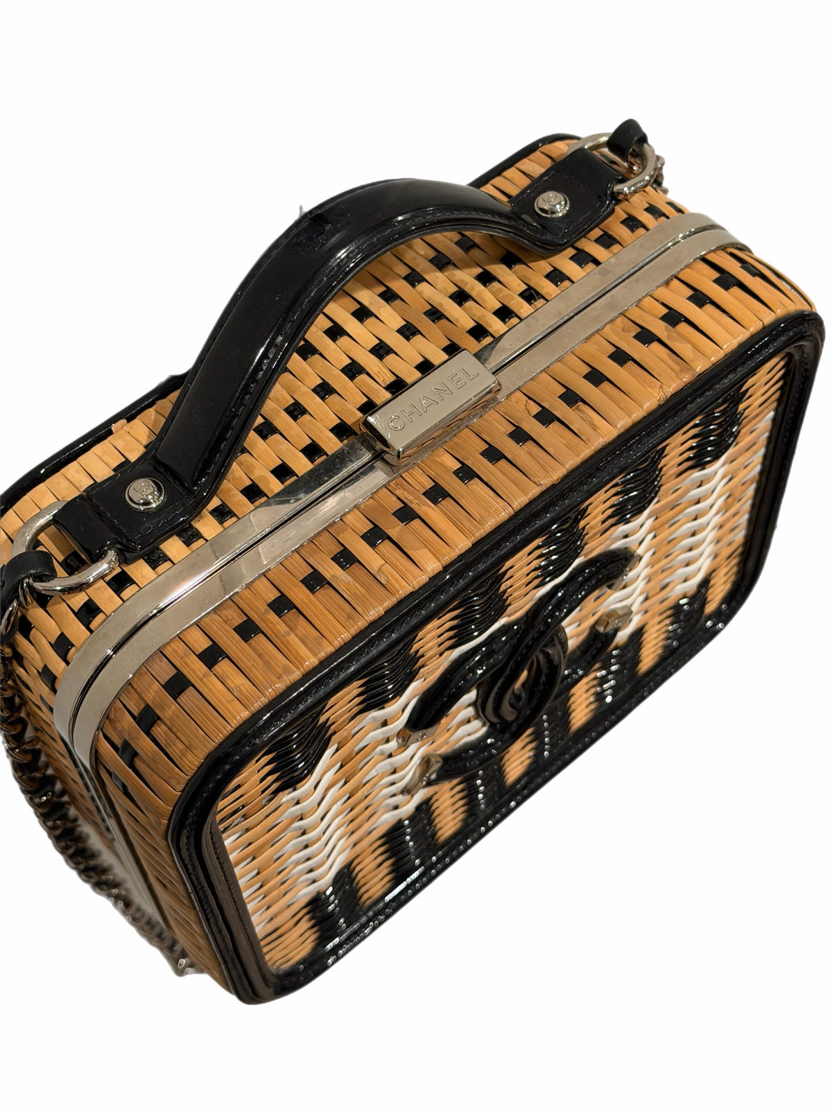 Chanel - Rattan CC Vanity Case