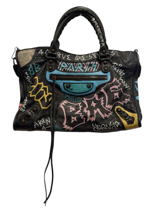 Balenciaga - Graffiti City Bag