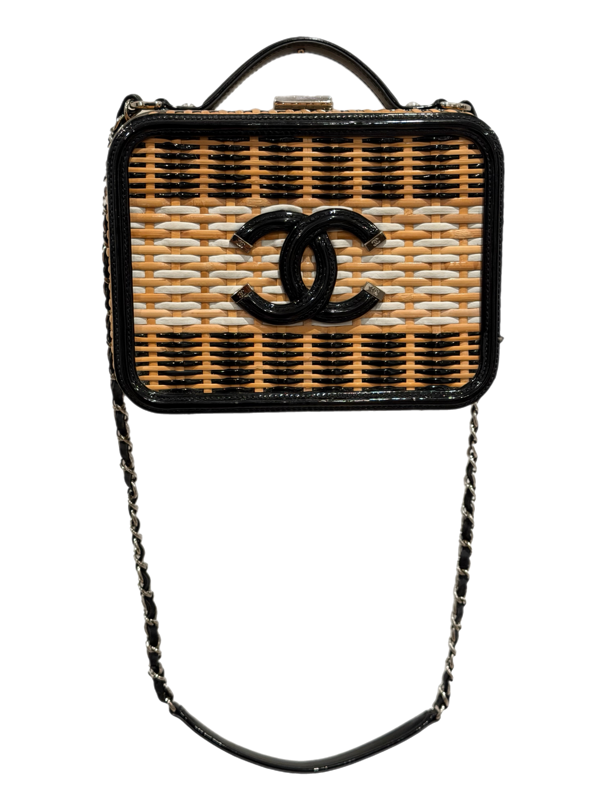 Chanel - Rattan CC Vanity Case