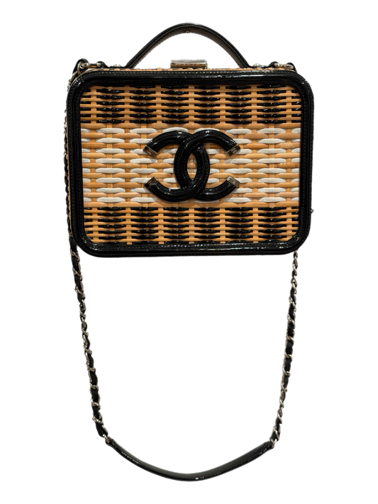 Chanel - Rattan CC Vanity Case
