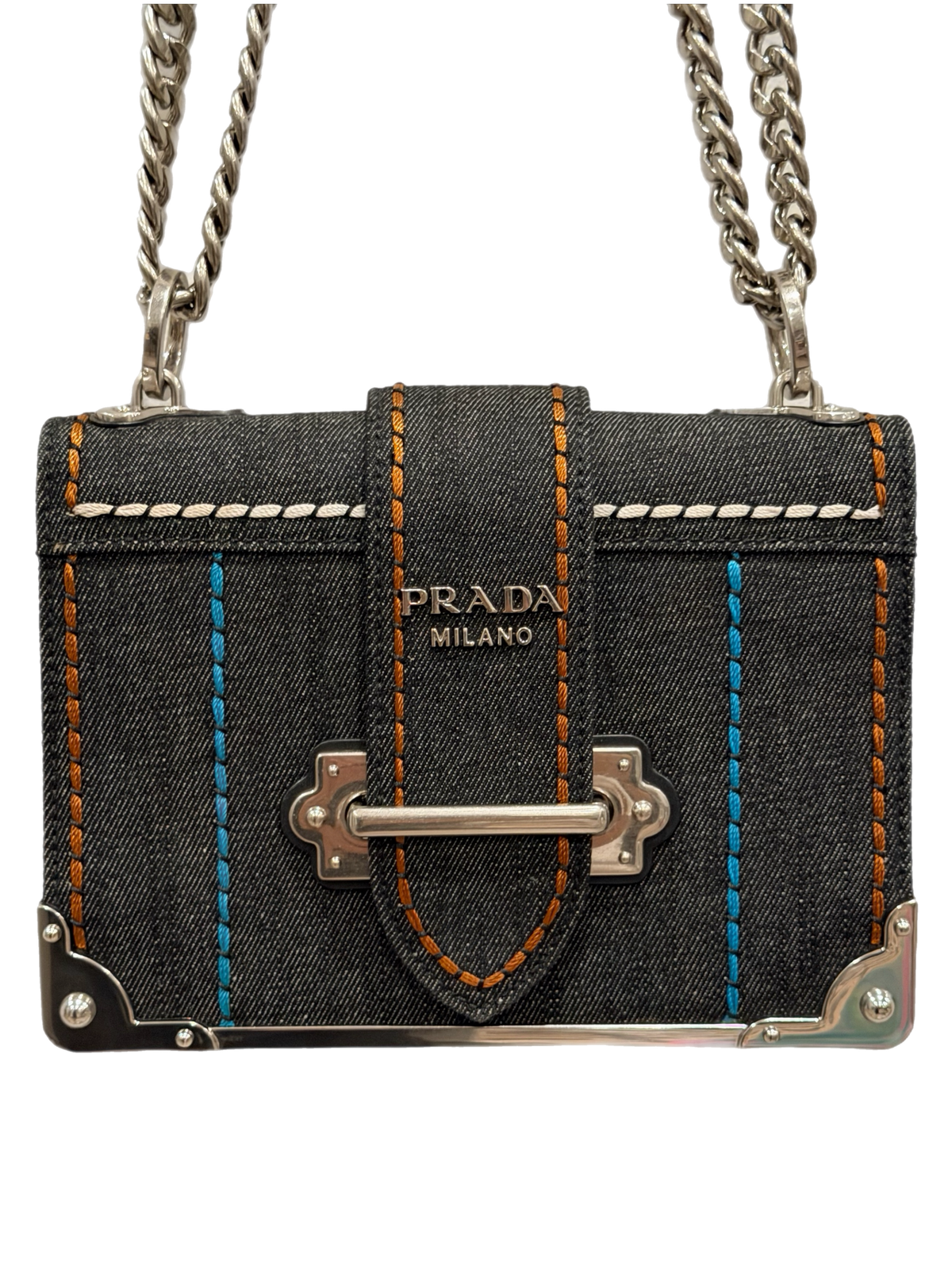 Prada - Denim Cahier Bag