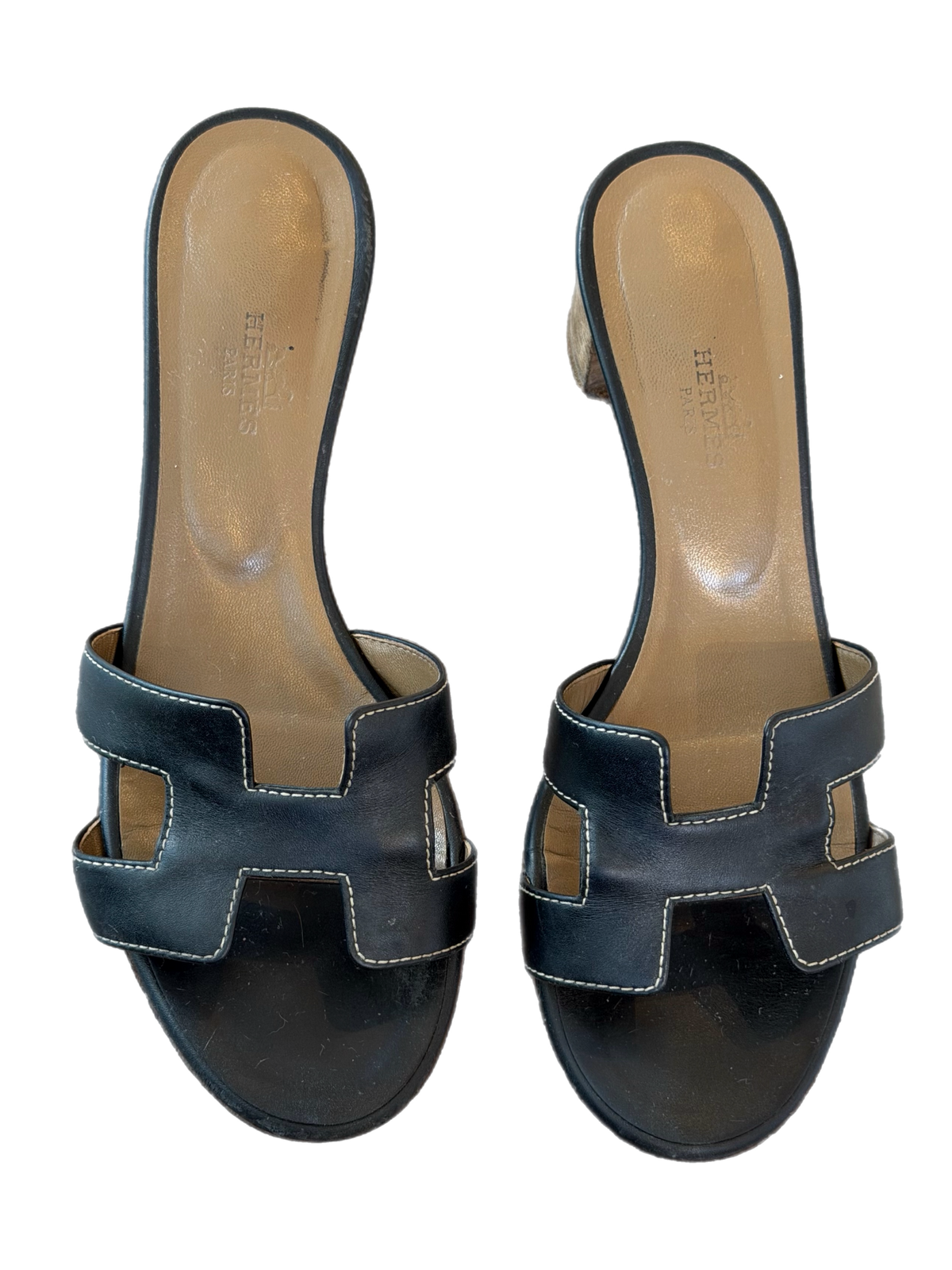 Hermes - Oasis Block Heel Sandals