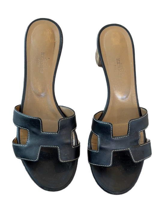 Hermes - Oasis Block Heel Sandals