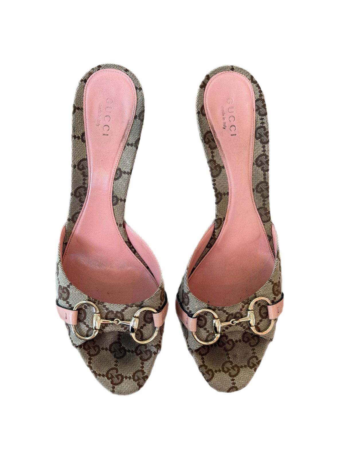 Gucci - Pink GG Mules