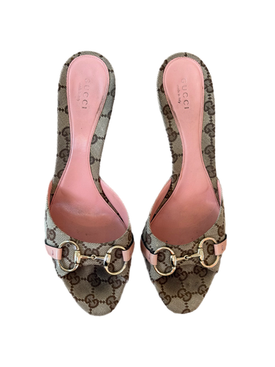 Gucci - Pink GG Mules