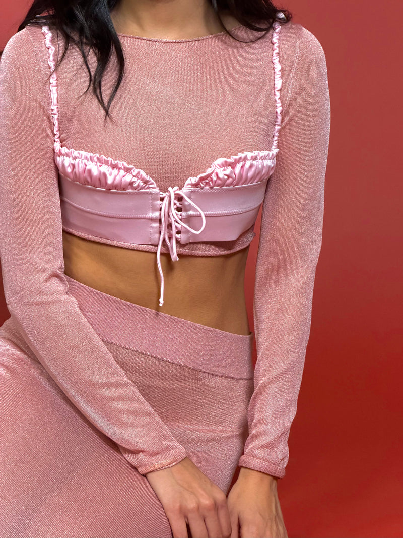 Dilara Findikoglu - Pink Bra Top