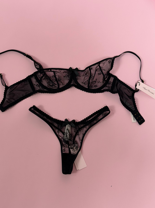 Agent Provocateur - Sachaa Set in Black