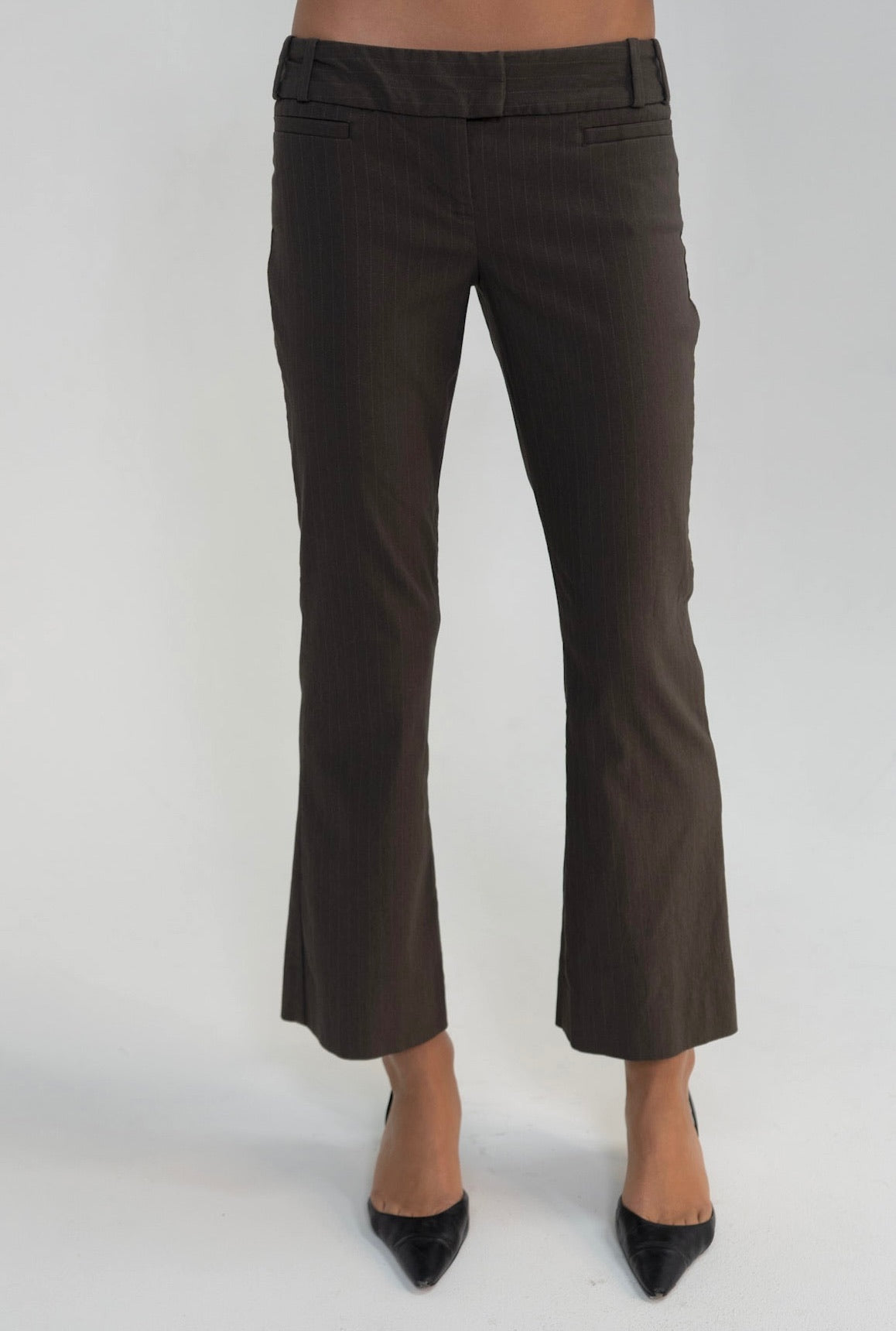 The Limited Pinstripe Capris