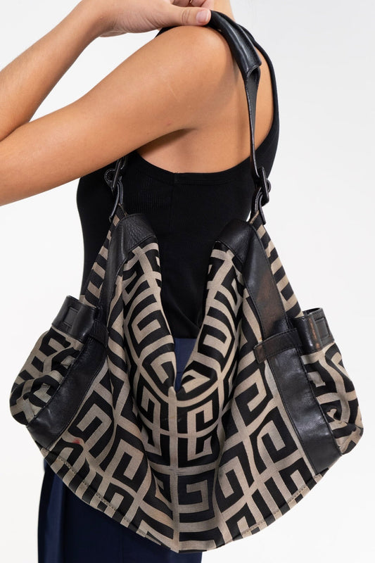 Givenchy Black + White Monogram Bag