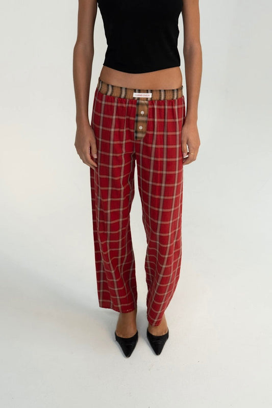Handover Plaid Trousers