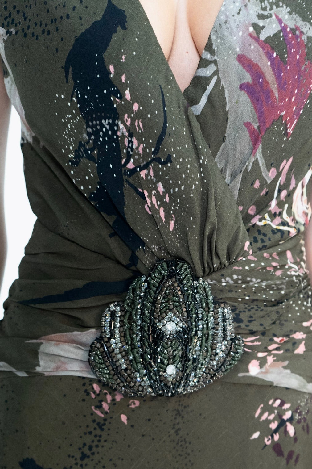 Haute Hippie Silk Printed Dress