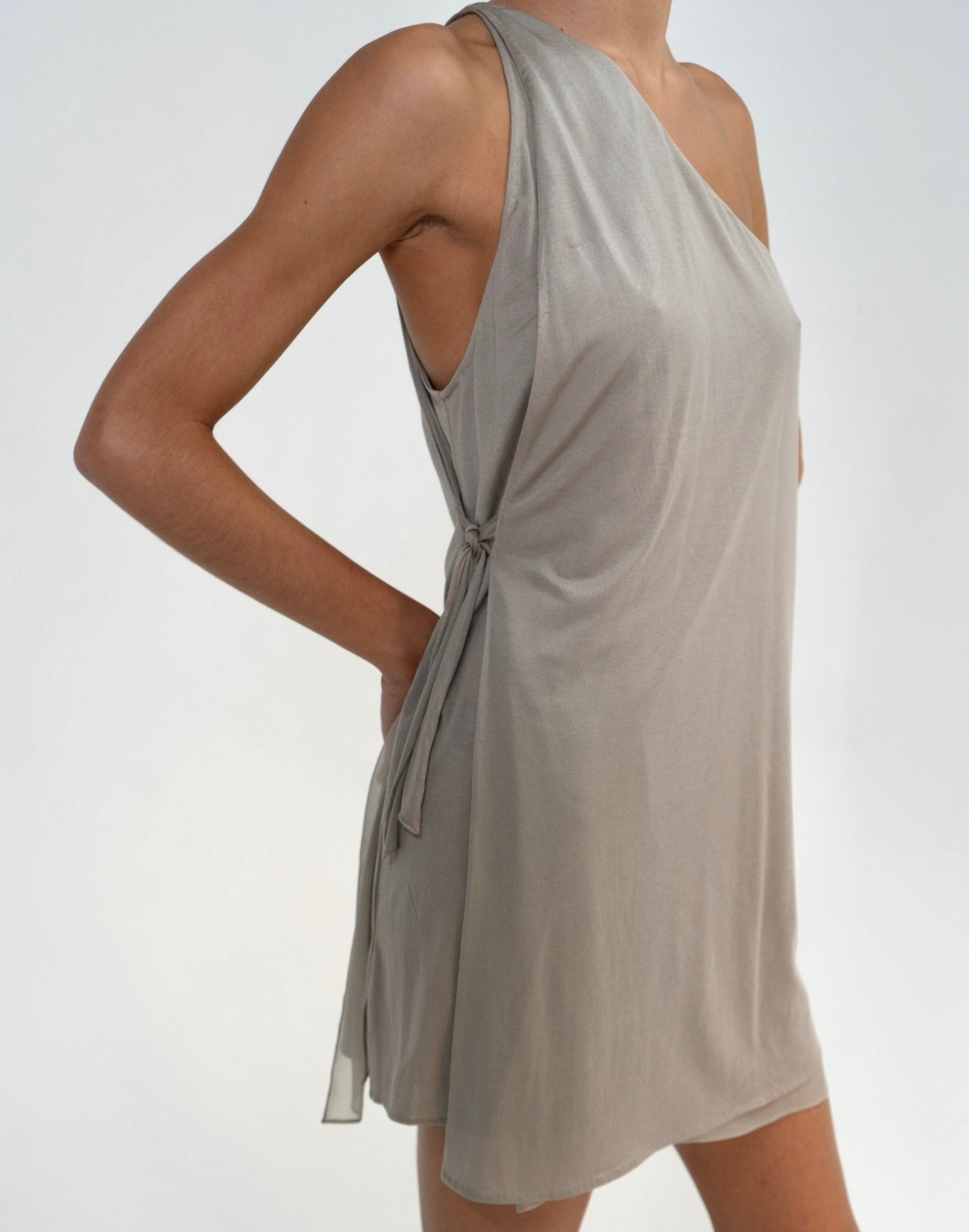 Philip Lim One Shoulder Tie Dress