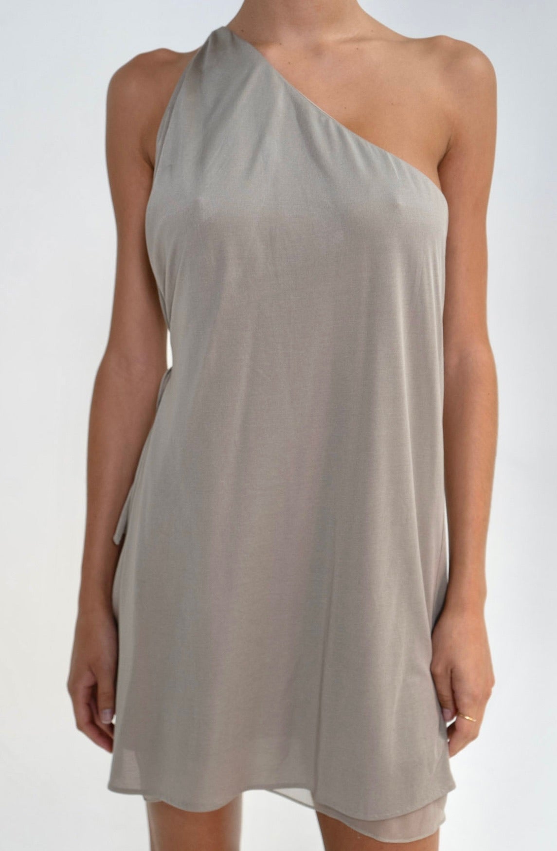 Philip Lim One Shoulder Tie Dress