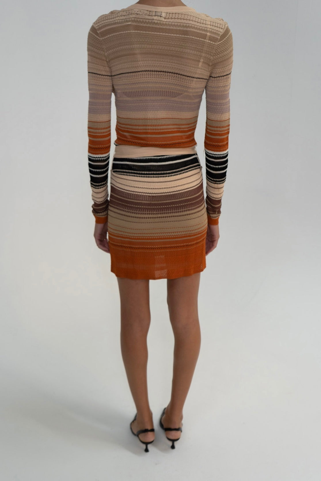 Haute Hippie Striped Fall Dress