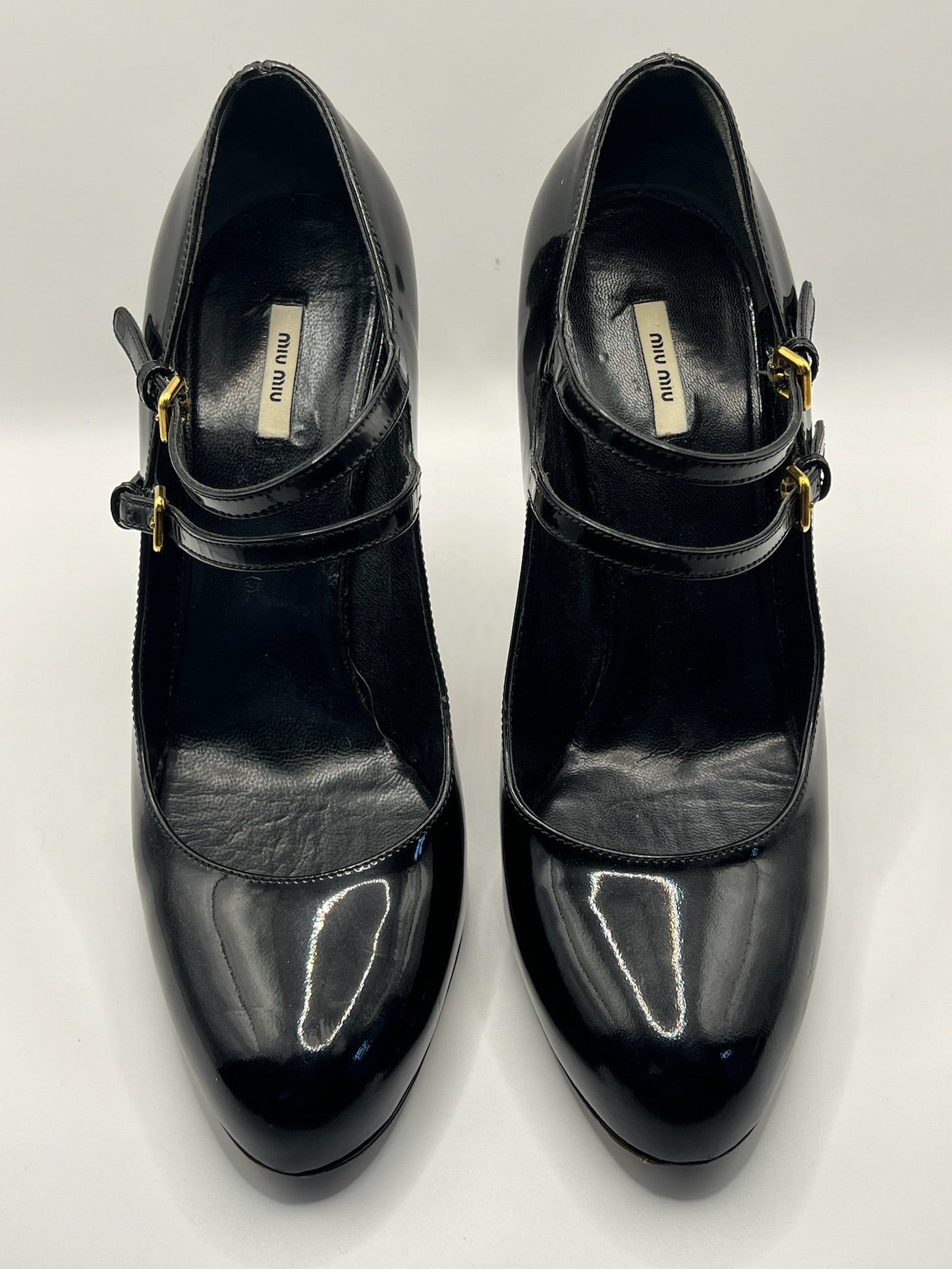 Miu Miu Patent Leather Mary Janes