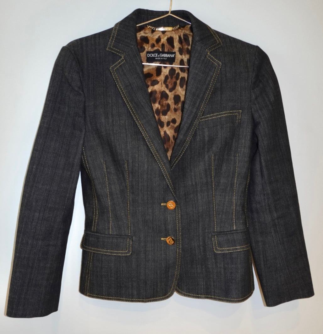 Dolce & Gabbana Denim Blazer