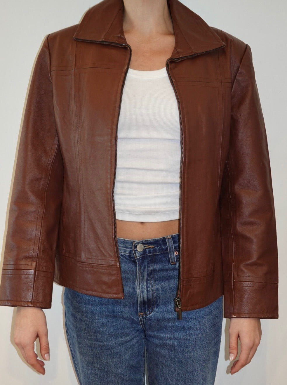 Leather Brown Jacket