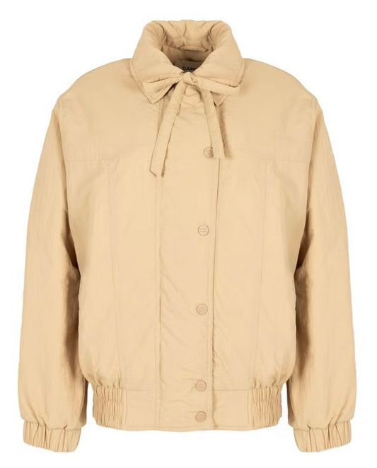 Damson Madder Pussy Bow Bomber