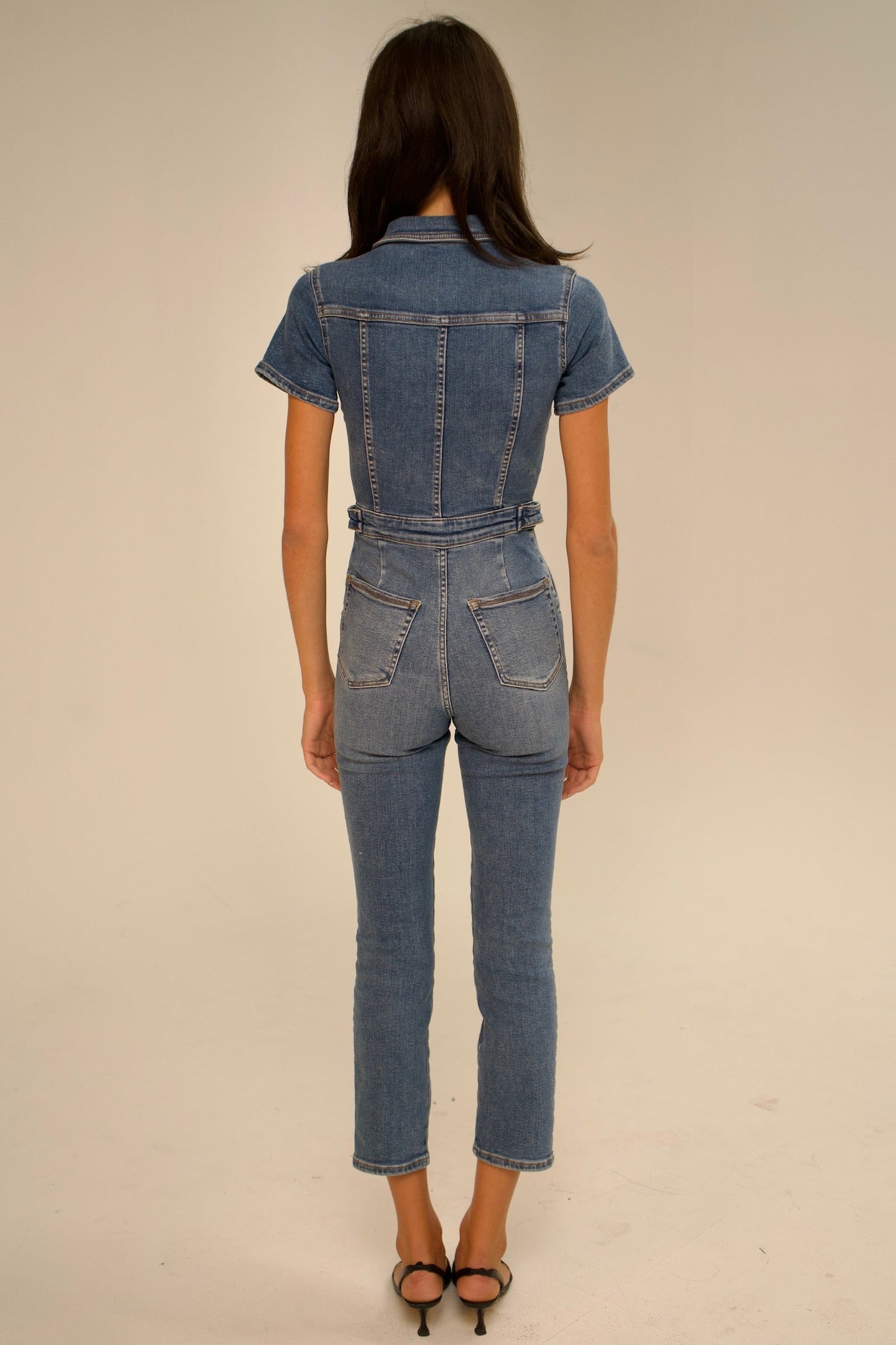 Good American Denim Jumpsuit