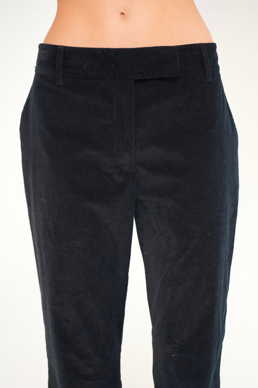 Prada Navy Corduroy Pants