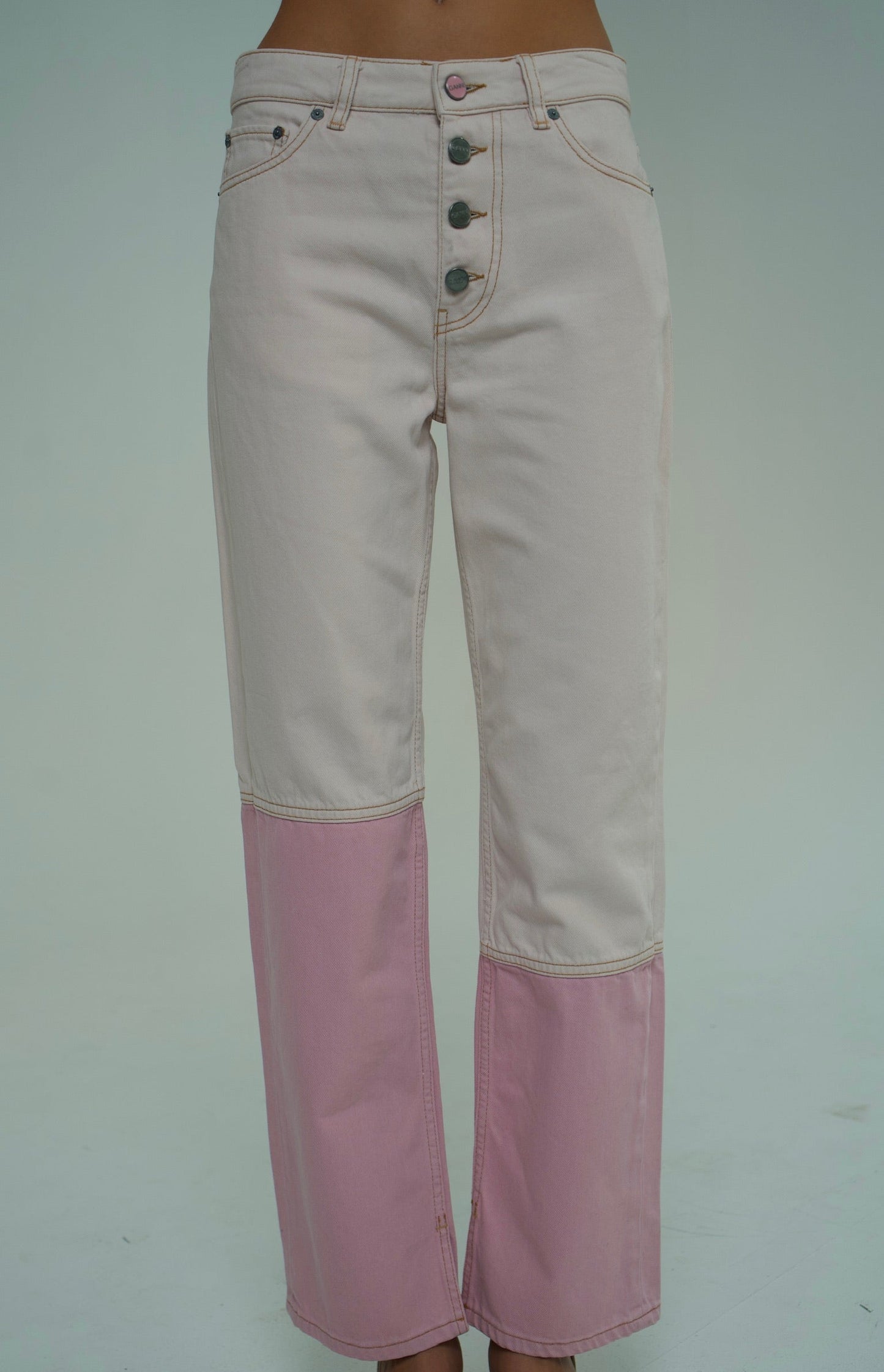 Ganni Double Tone Jeans