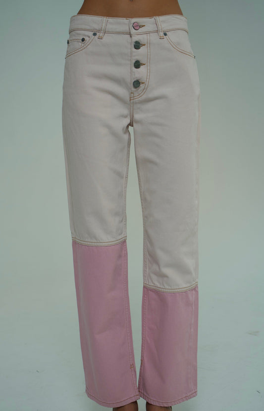 Ganni Double Tone Jeans