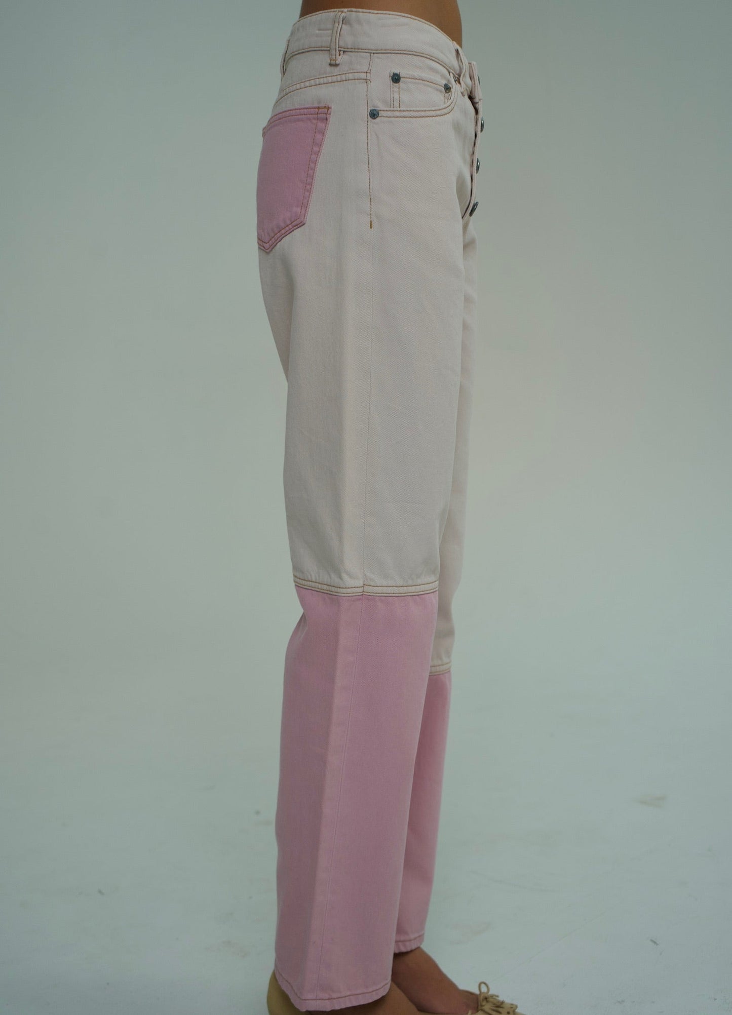 Ganni Double Tone Jeans