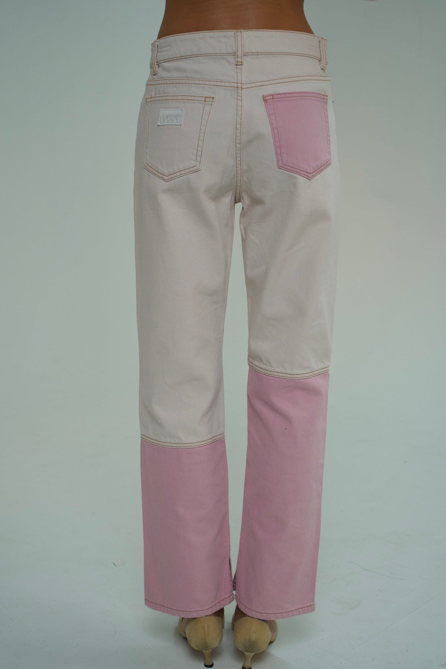 Ganni Double Tone Jeans