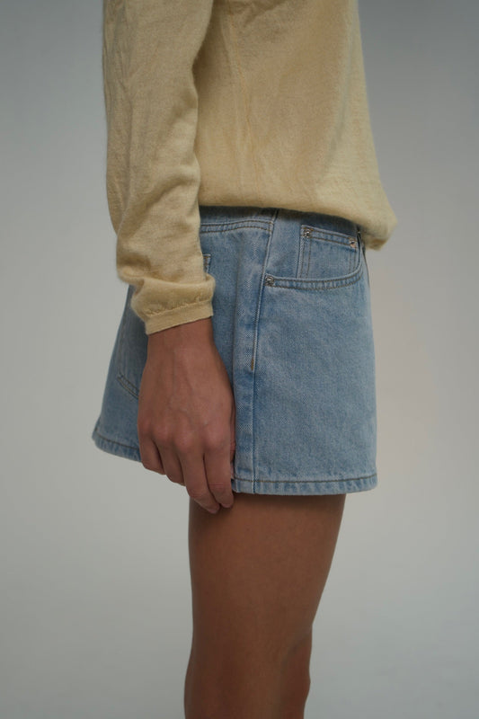 Denim Mini Skirt