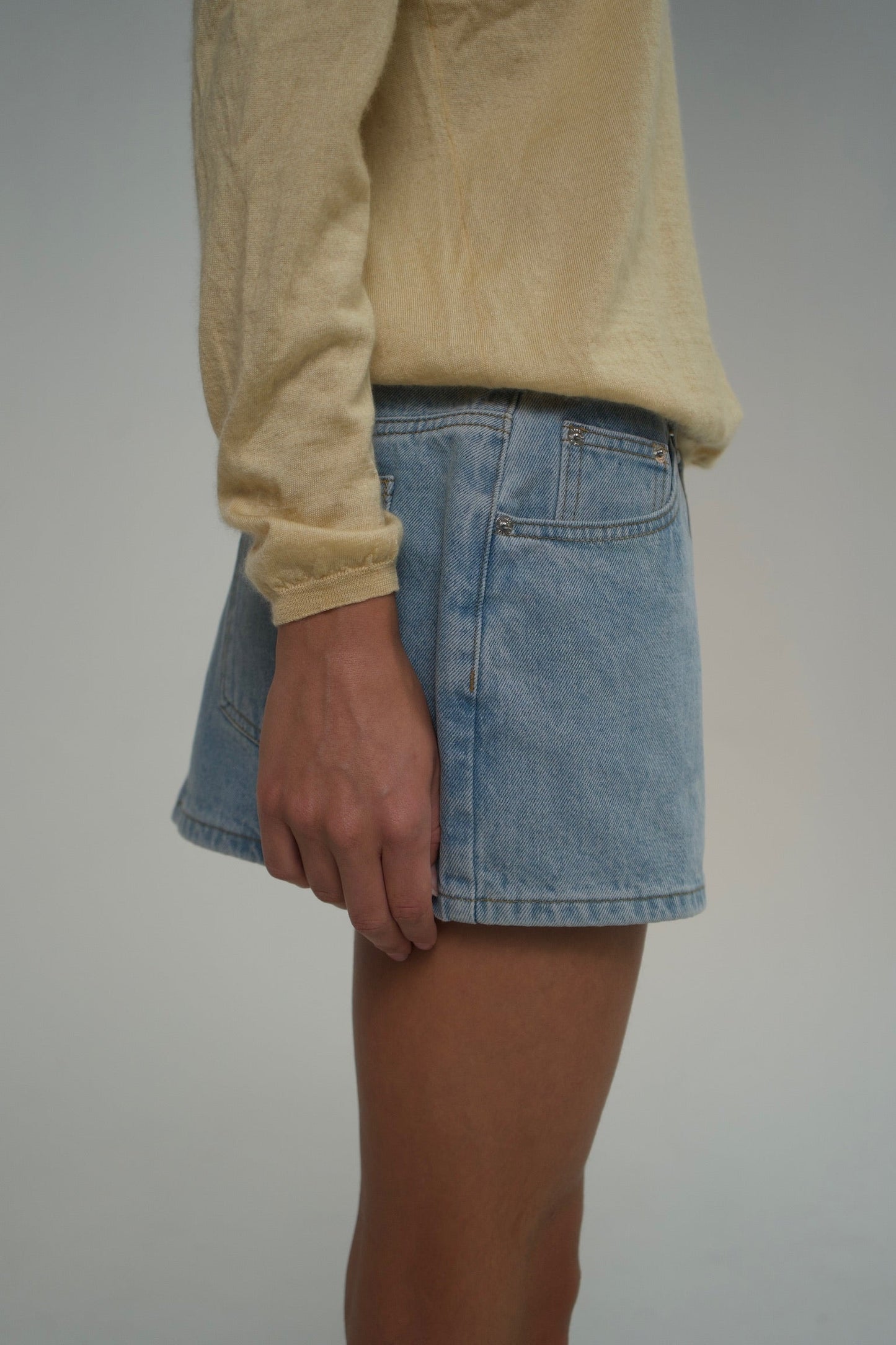 Denim Mini Skirt