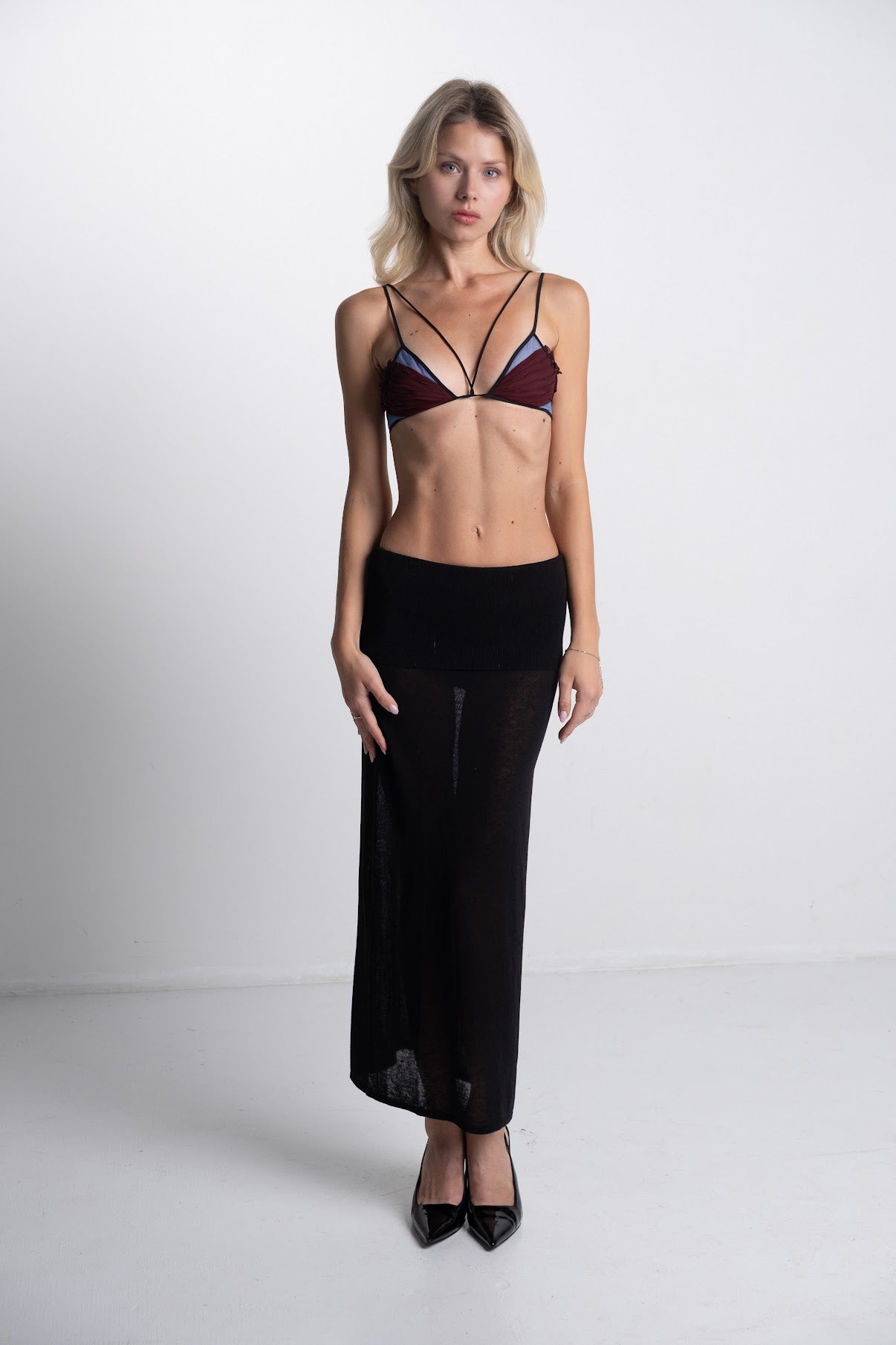 Nensi Dojaka - Silk/Mesh Bra