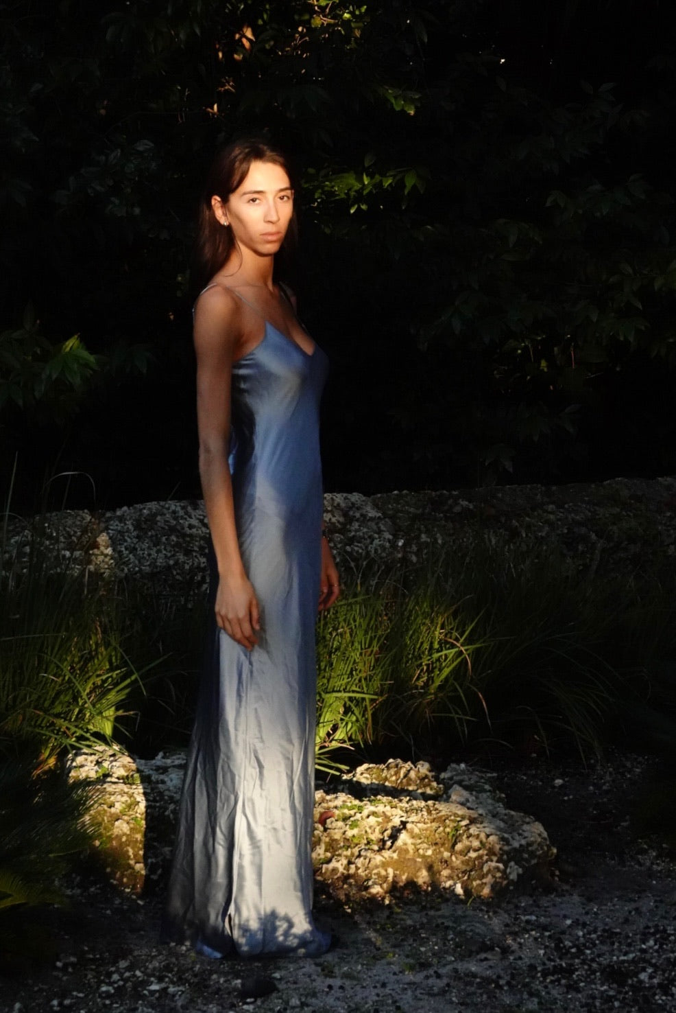 Nili Lotan Cami Silk Gown