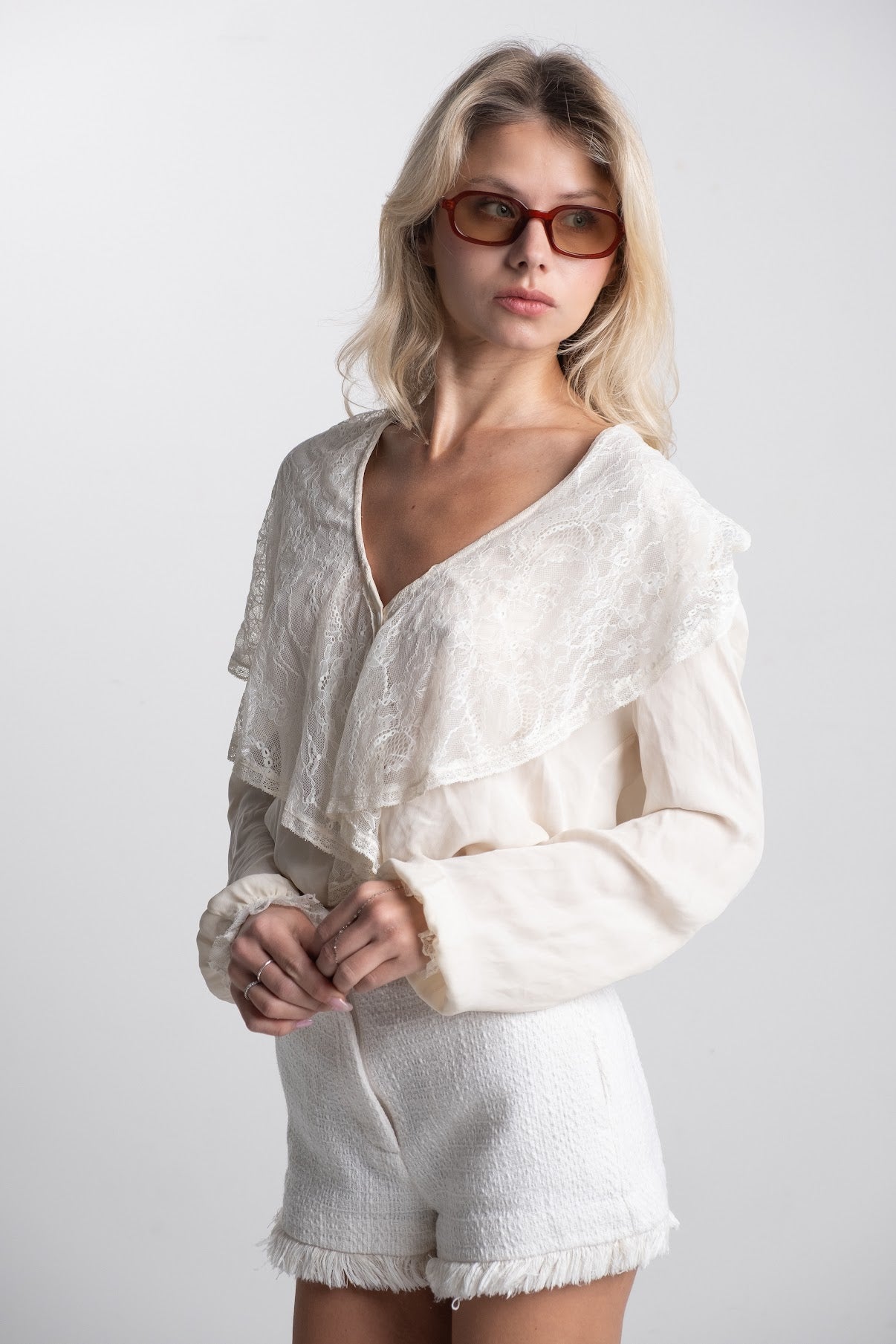 Haute Hippie - Silk & Lace Blouse