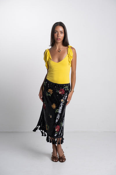 Zara - Sequin Embroidered Skirt