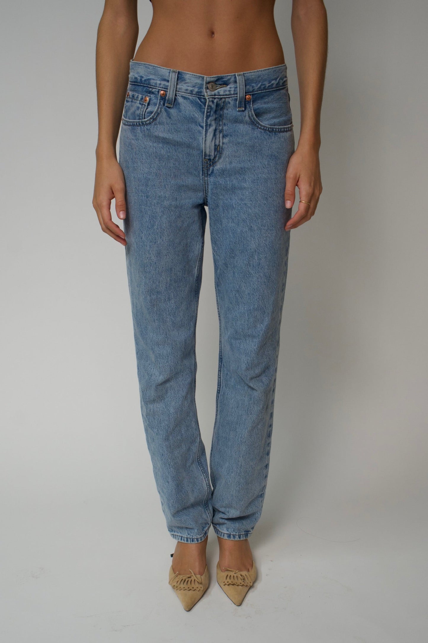 Levi Low Pro Straight Jeans