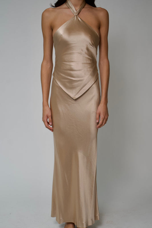 Retrofete Gold Gown