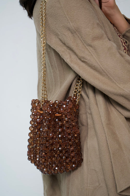 Beaded Bucket Bag