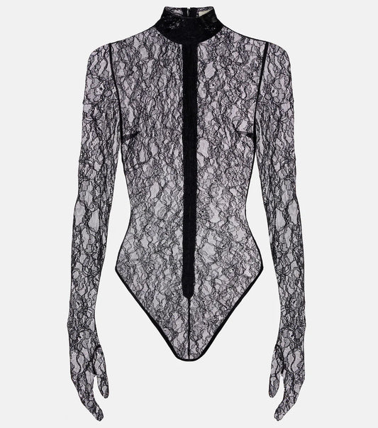 The New Arrivals Ilkyaz Ozel - Deya Lace Bodysuit