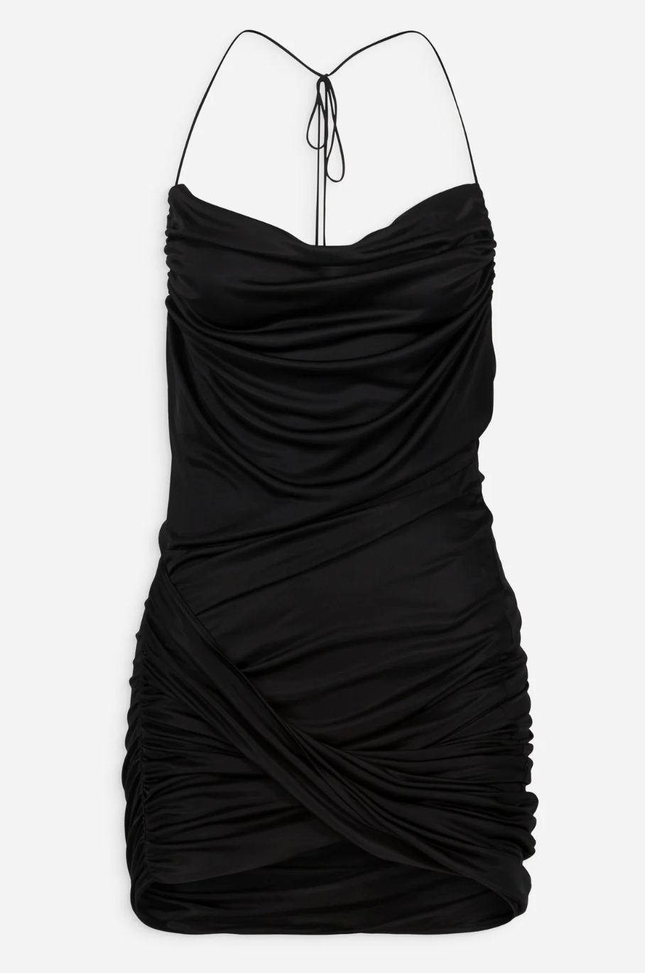 Atlien Ruched Strap Mini Dress