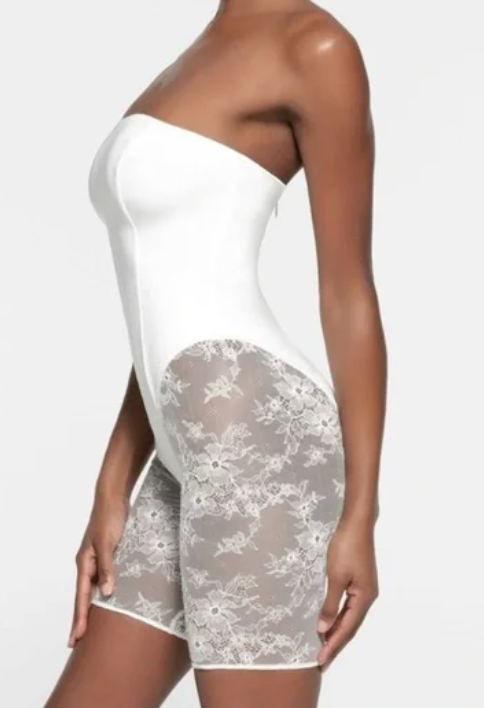 Skims - White Lace Onsie