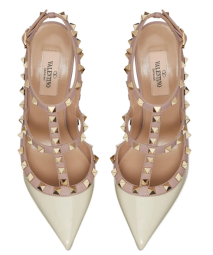 Valentino - Cream Rockstud Pumps
