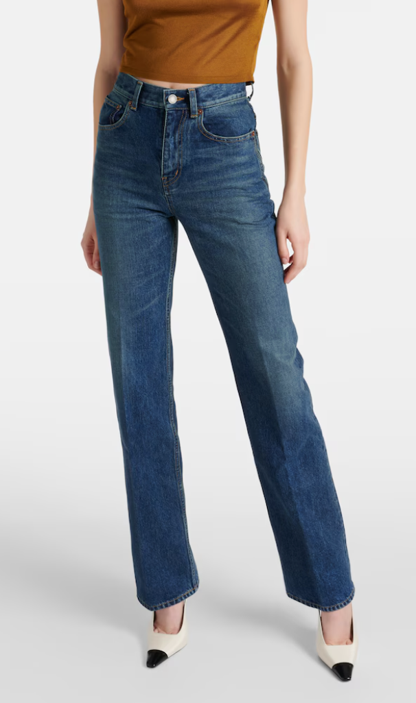 Saint Laurent - Clyde High-Rise Straight Jeans