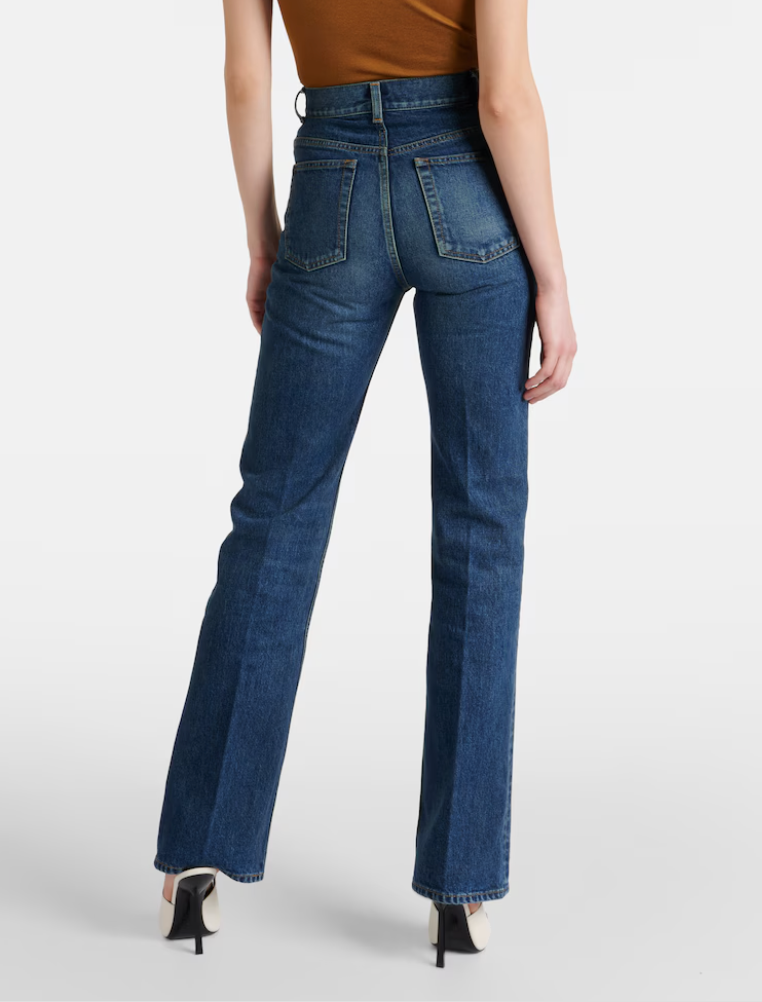 Saint Laurent - Clyde High-Rise Straight Jeans