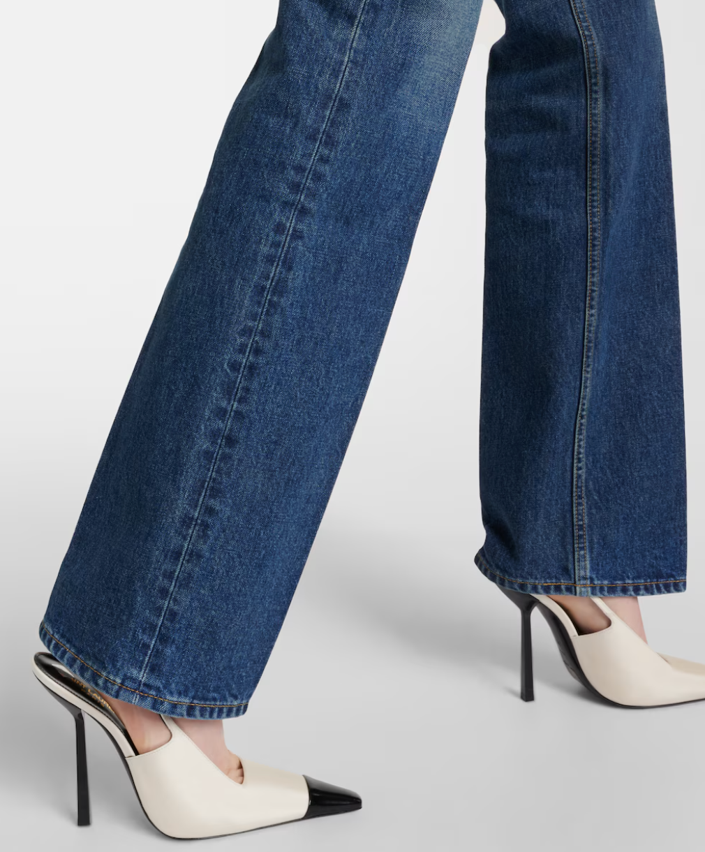 Saint Laurent - Clyde High-Rise Straight Jeans