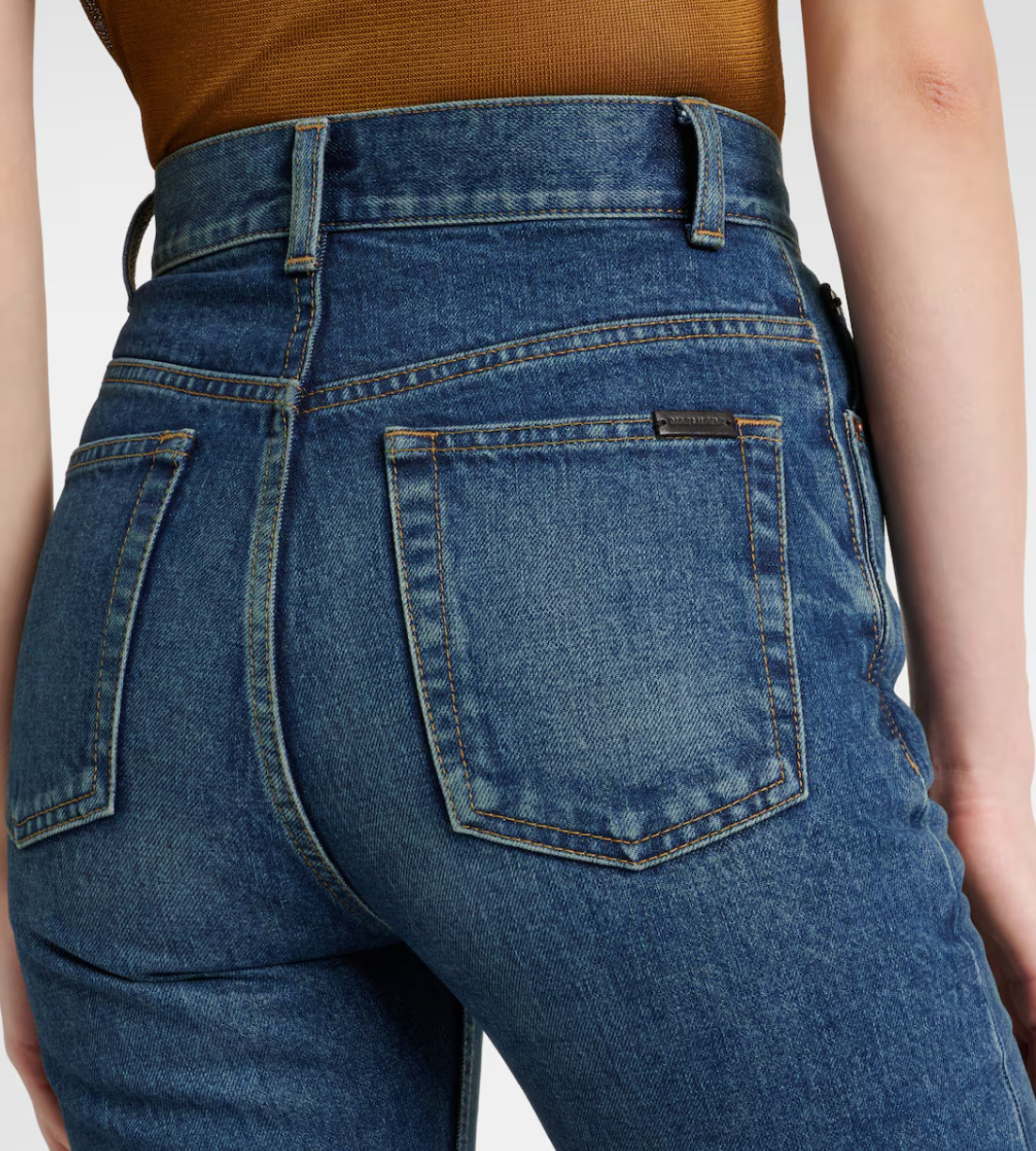 Saint Laurent - Clyde High-Rise Straight Jeans