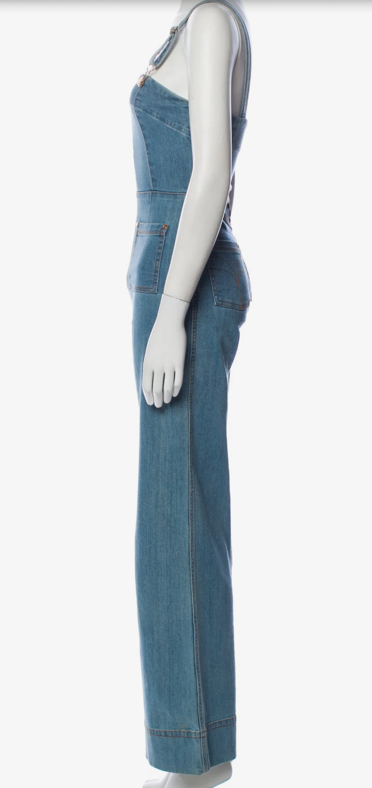 Alice McCall - Denim Bootcut Jumpsuit